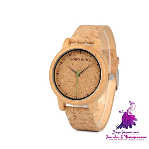 Bamboo and Wooden Wristwatch