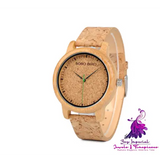 Bamboo and Wooden Wristwatch