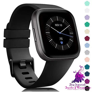 Color Buckle Silicone Watch Band Replacement