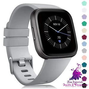 Color Buckle Silicone Watch Band Replacement