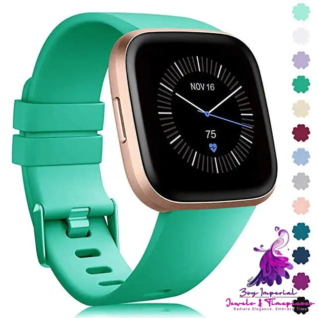 Color Buckle Silicone Watch Band Replacement