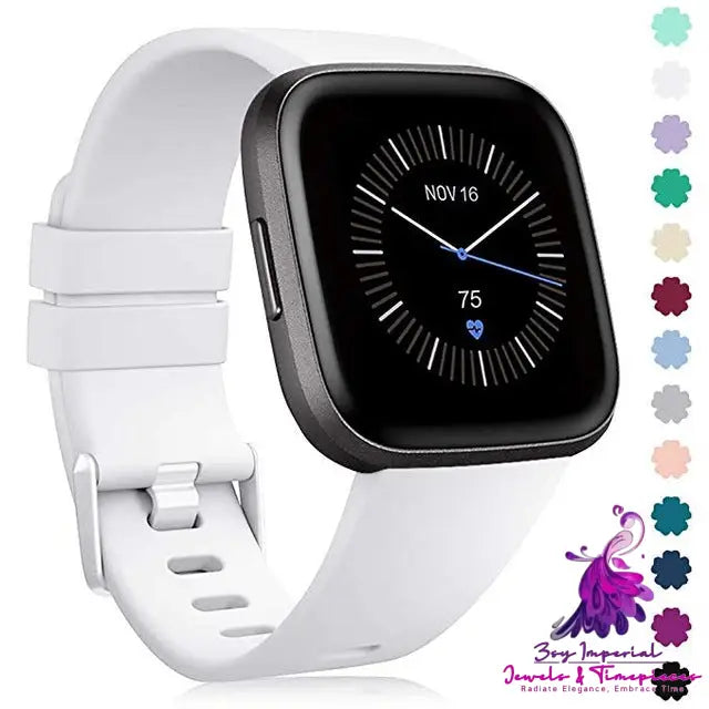 Color Buckle Silicone Watch Band Replacement