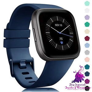 Color Buckle Silicone Watch Band Replacement