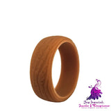 Bark Pattern Silicone Ring