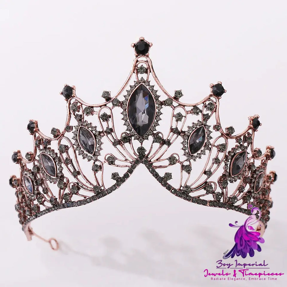 Vintage Black Bridal Tiara