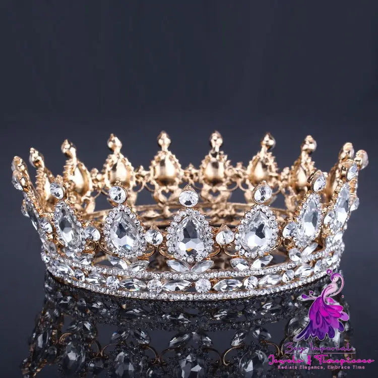 Baroque Bridal Crown Headdress