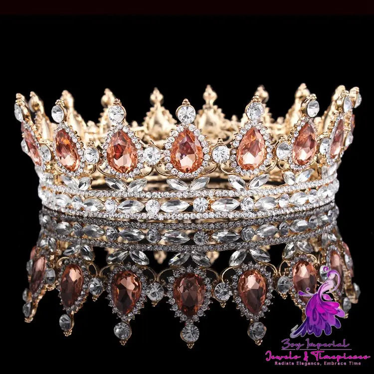 Baroque Bridal Crown Headdress