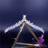 Rhinestone Bride Crown Hair Band