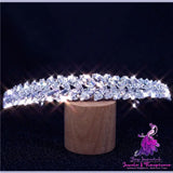 Rhinestone Bride Crown Hair Band