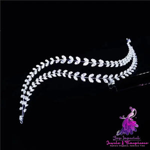 Rhinestone Bride Crown Hair Band