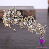 Baroque Luxury Crystal Bridal Tiara