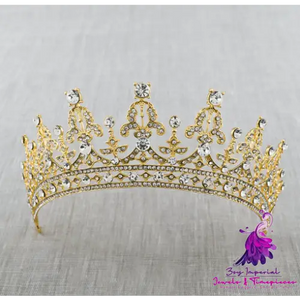 Baroque Luxury Crystal Bridal Tiara