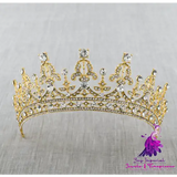 Baroque Luxury Crystal Bridal Tiara