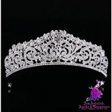 Baroque Luxury Crystal Bridal Tiara