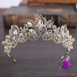 Baroque Luxury Crystal Bridal Tiara