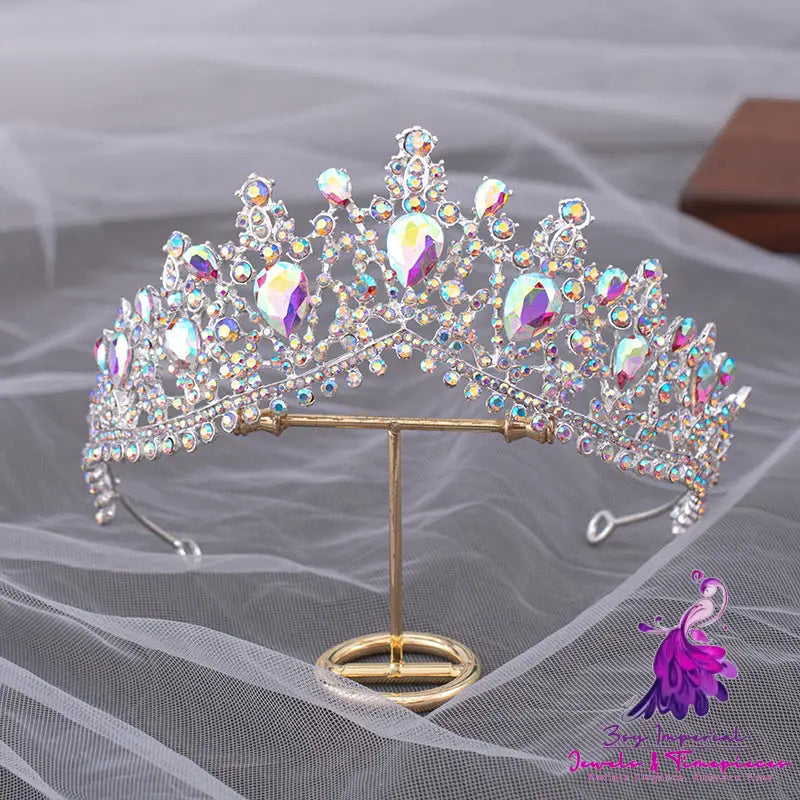 Baroque Rhinestone Crown Hair Band