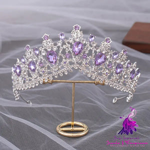 Baroque Rhinestone Crown Hair Band