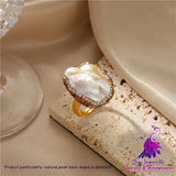 Baroque Pearl Retro Ring