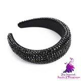 Baroque Sparkling Full RhinestoneWide-edged Headdress