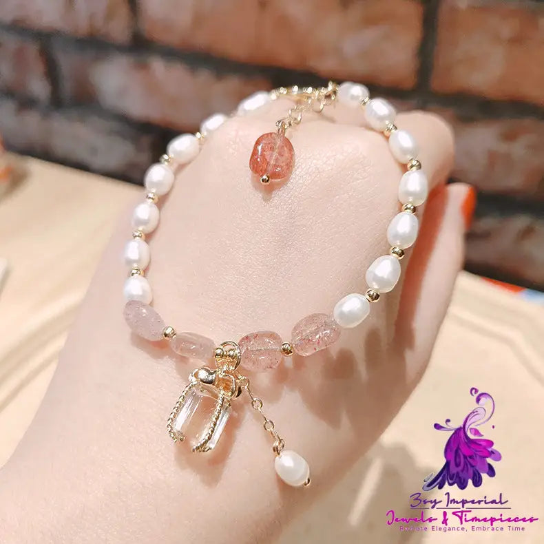 Baroque Pearl Peach Blossom Bracelet