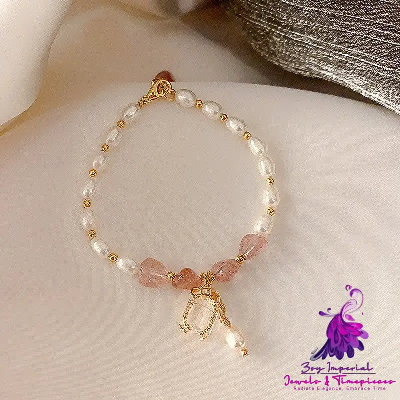 Baroque Pearl Peach Blossom Bracelet