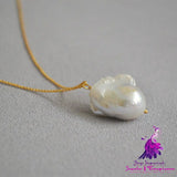 Freshwater Fish Tail Beads Shaped Baroque Pearl Pendant