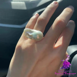 Baroque Irregular Pearl Ring