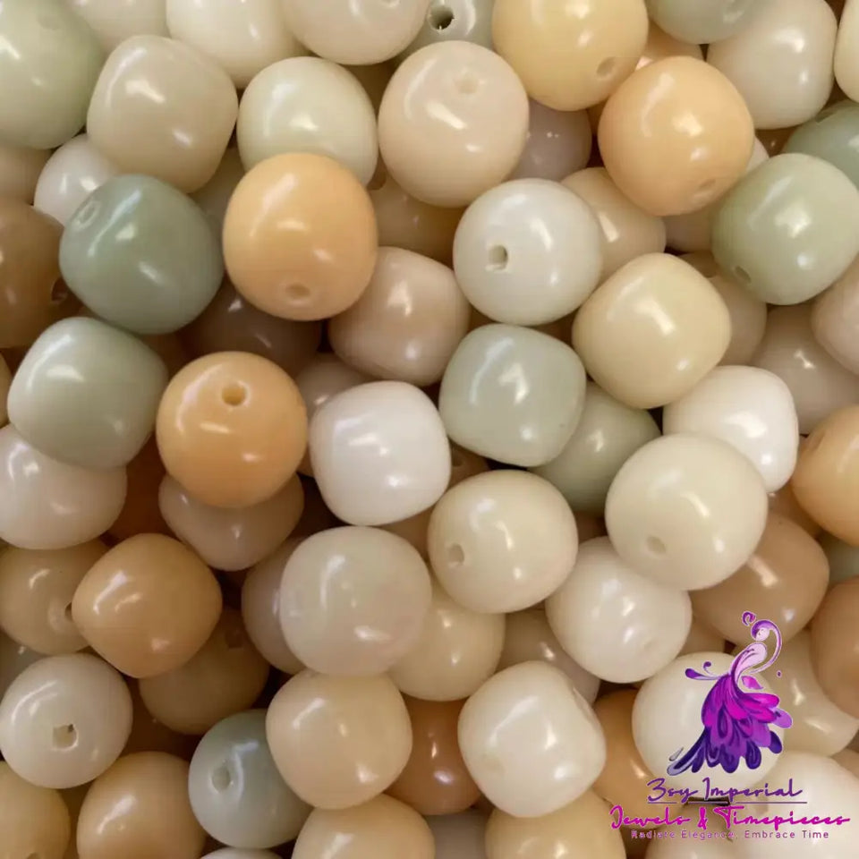 Gradual Bodhi Root Barrel Shaped Beads