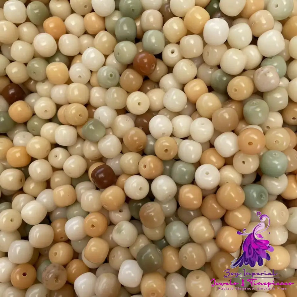 Gradual Bodhi Root Barrel Shaped Beads