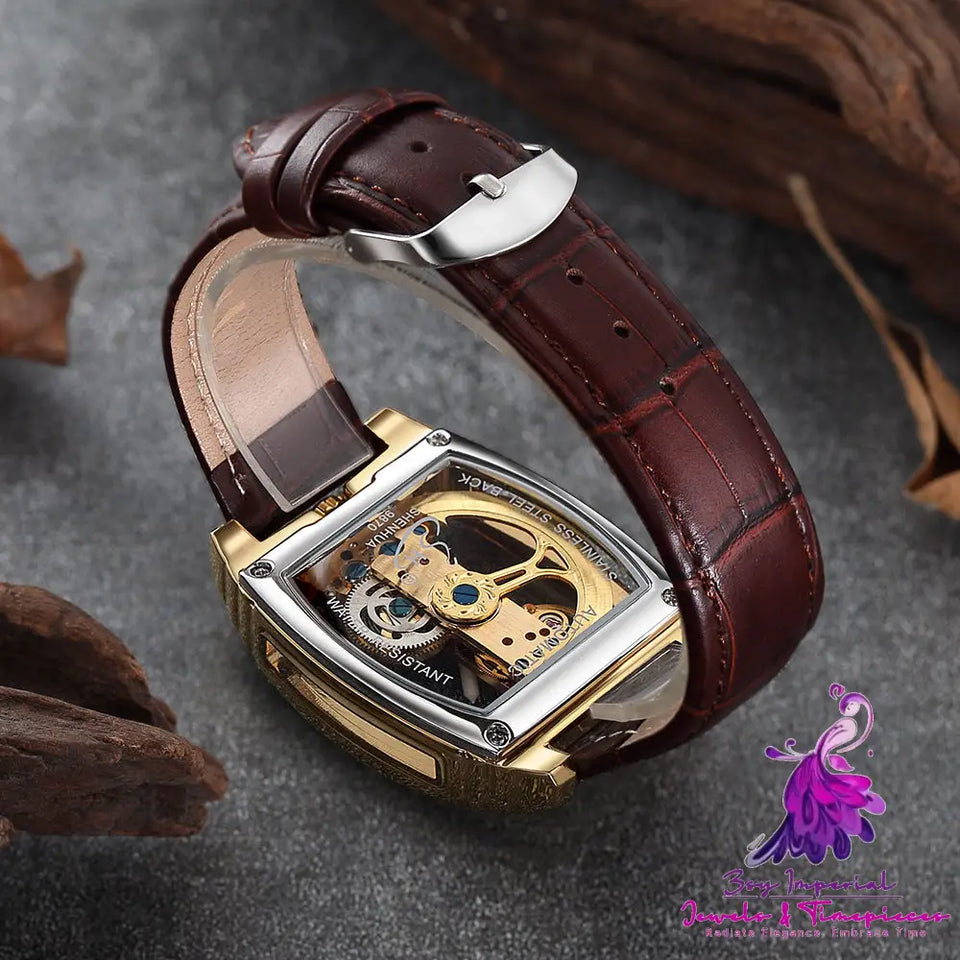 SHENHUA Double-Sided Hollow Watch