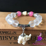 Crystal Elephant Charm Bracelet