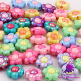 Two-color Bead Plated Flower Matching Beads