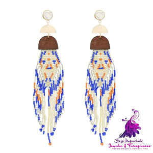 Bohemian Tassel Colorful Earrings