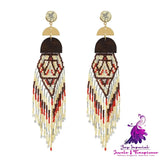 Bohemian Tassel Colorful Earrings