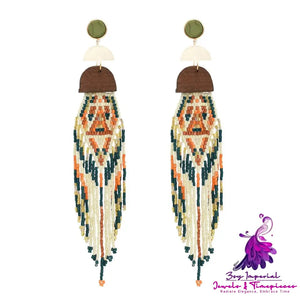 Bohemian Tassel Colorful Earrings