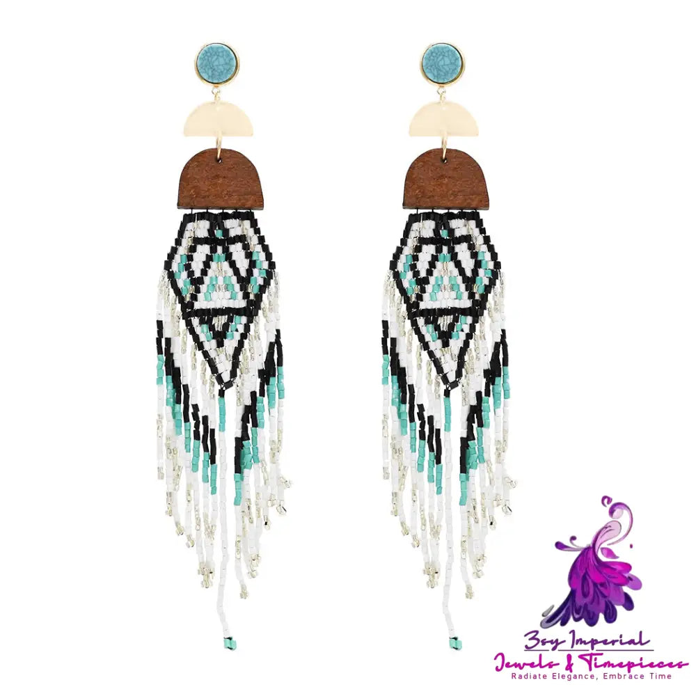 Bohemian Tassel Colorful Earrings