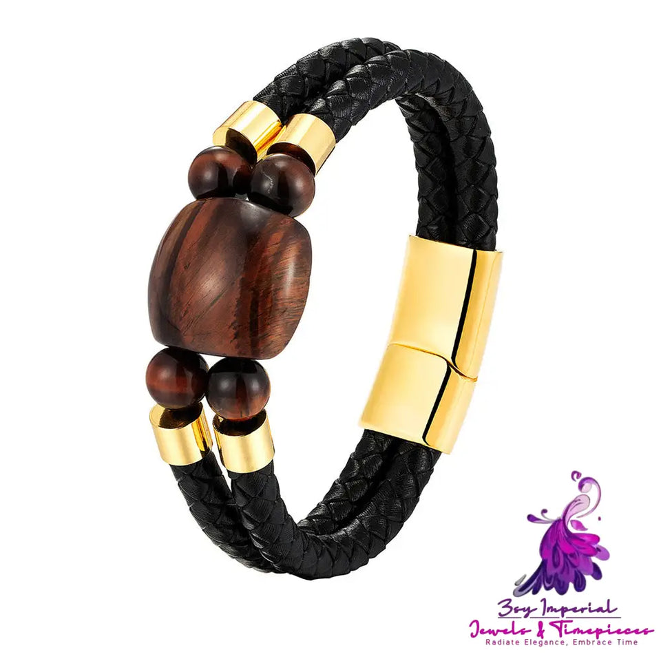 Men’s Tiger Eye Stone Bracelet