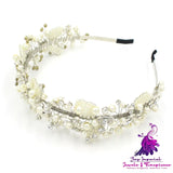 Bridal Beaded Headbands for Wedding Dresses