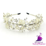 Bridal Beaded Headbands for Wedding Dresses