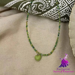 Forest Candy Love Beaded Necklace