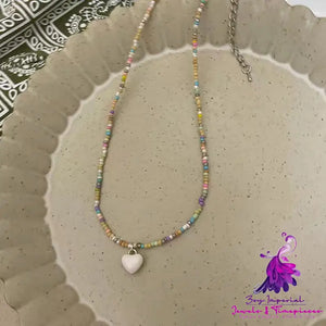 Forest Candy Love Beaded Necklace