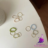 Plain Circle Beaded Set Ring