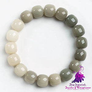 Gradient Bodhi Root Beads Bracelet