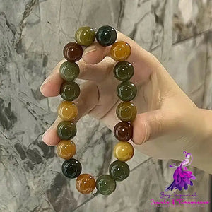 Gradient Bodhi Root Beads Bracelet