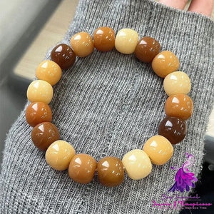 Gradient Bodhi Root Beads Bracelet