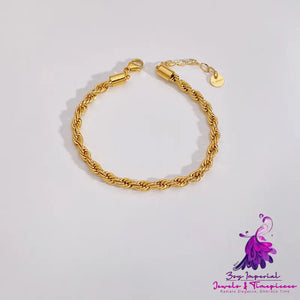 Minimalist Beads Chain Bracelet