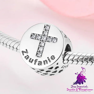 Cross Zircon String Bracelet