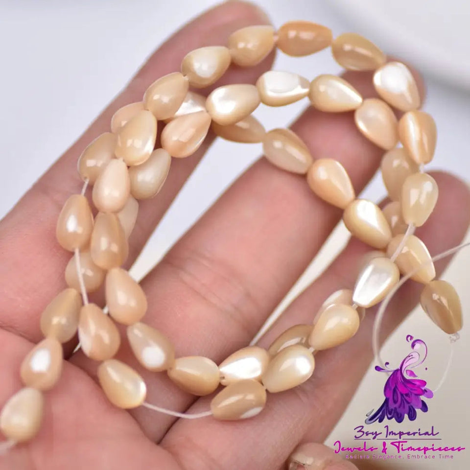 Deep Sea Shell Horseshoe Snail Straight Hole Beaded DIY