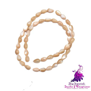 Deep Sea Shell Horseshoe Snail Straight Hole Beaded DIY