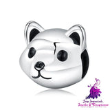 Cute Puppy Enamel Beads Pendant